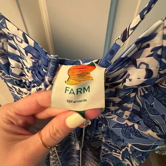 💙NWT 💙 blue tile dream maxi dress - WILL PRICE MATCH - Picture 8 of 9